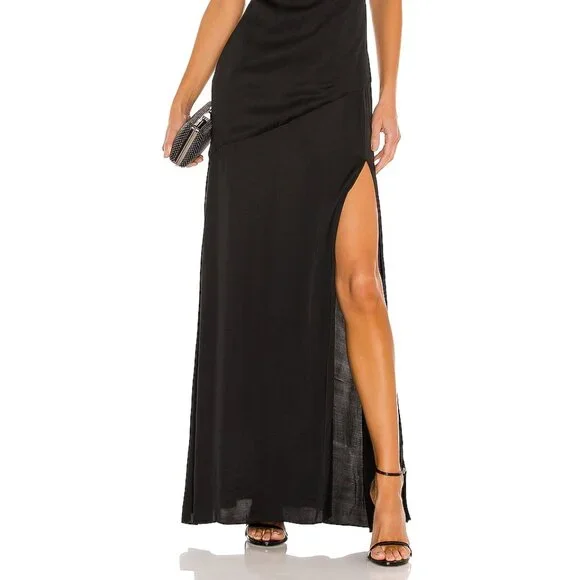 NEW REVOLVE Lovers and Friends Westlake Maxi Dress in Black size M - Picture 2 of 6